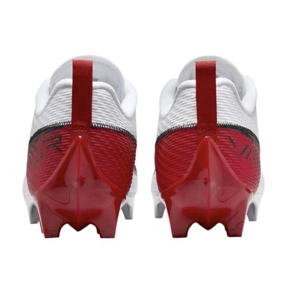Nike Vapor Edge Speed 360 2 White University Red Football Cleats Men’s Size 8 - Picture 4 of 6